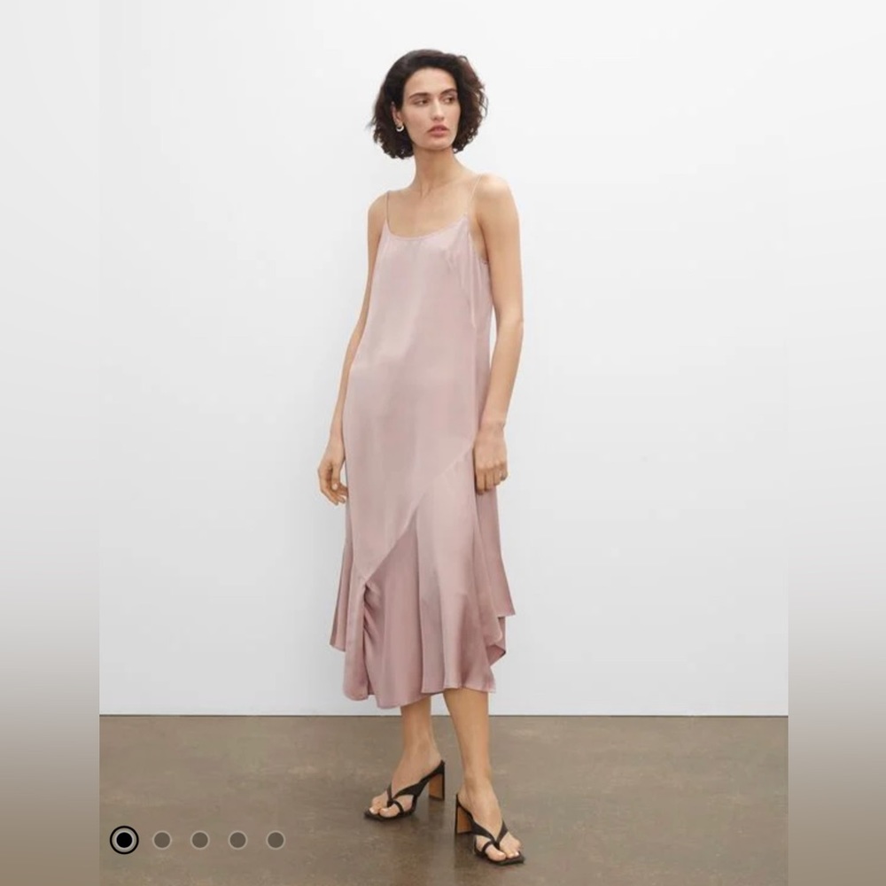 Club Monaco Scoop Neck Asymmetric Dress